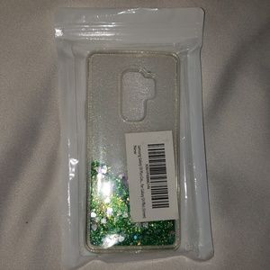 Samsung Galaxy S9 Plus Glitter Case ( Green)